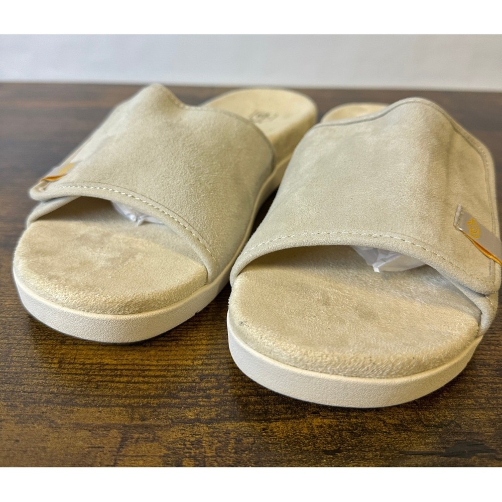 Spenco Women's Bonaire Orthotic Slide Sandals Suede Footbed Size 9 B Comfort - Picture 6 of 8